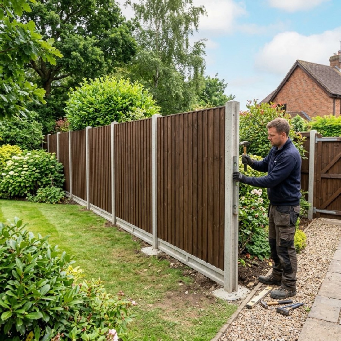 Fencing and gates installation — SJ Landscapes, Maidenhead