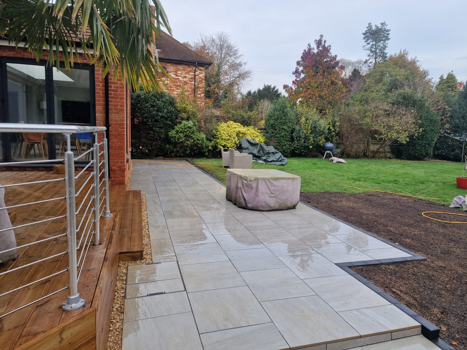 Garden patio and walkway — SJ Landscapes