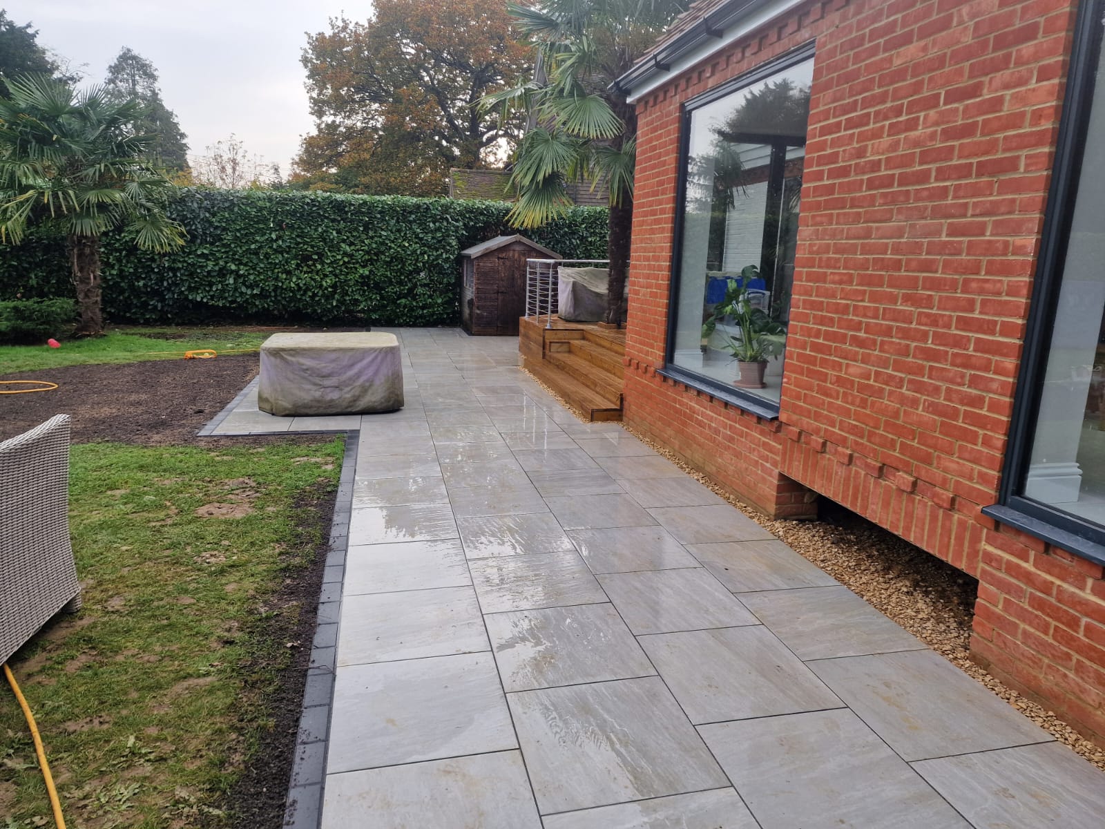 Seamless sawn sandstone paving — SJ Landscapes
