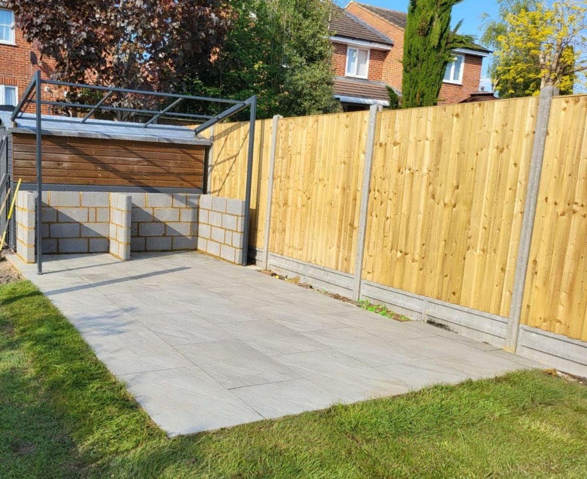 Estate boundary fencing and gate installation