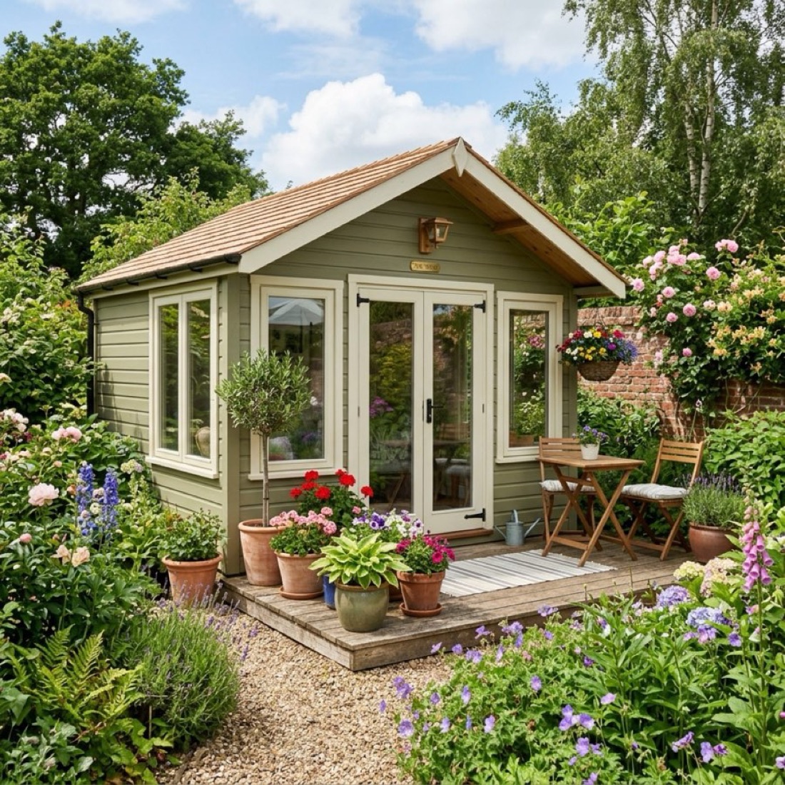 Summerhouse build — SJ Landscapes, Berkshire